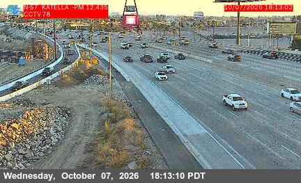 The road at Katella Avenue, live