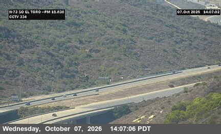 The road at El Toro Road Offramp, live