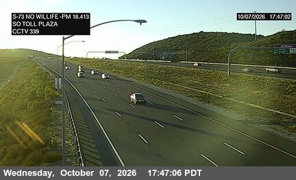 The road at South of Toll Plaza/ North of Wildlife, live
