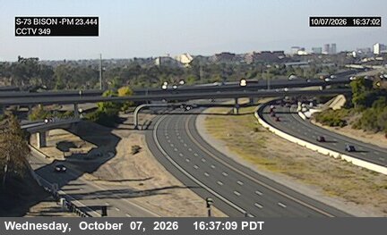 The road at Bison Avenue Overcross, live