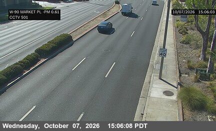 The road at Market Place NW Corner, live