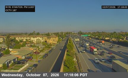 The road at Stanton Avenue, live