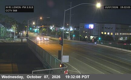 The road at Lemon St, live