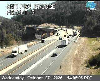 The road at Antlers Bridge, live