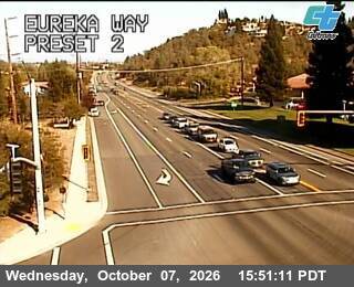 The road at Eureka Way, live