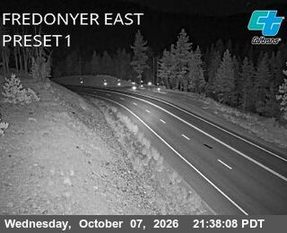 The road at Fredonyer East, live
