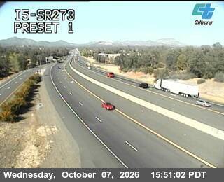 The road at I5-SR273, live