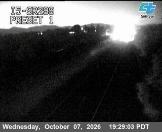 The road at I5-SR299, live
