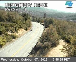 The road at Montgomery Creek, live