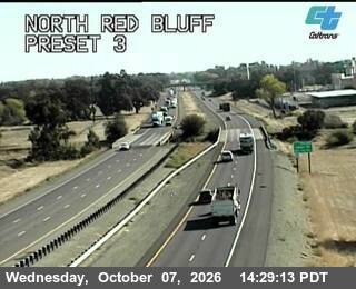 The road at North Red Bluff, live