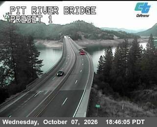 The road at Pit River Bridge, live