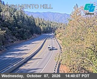 The road at Sacramento Hill, live