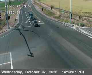 The road at Hwy 20 at Kibbe, live