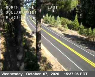 The road at Hwy 28 at Dollar, live