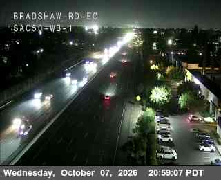 The road at Hwy 50 at Bradshaw Rd EO 1, live