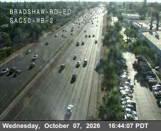 The road at Hwy 50 at Bradshaw Rd EO 2, live