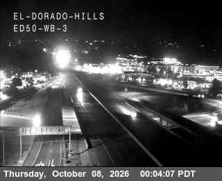 The road at Hwy 50 at El Dorado ED50 WB 3, live