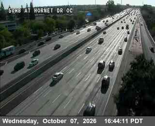 The road at Hwy 50 at Hornet Dr WB, live
