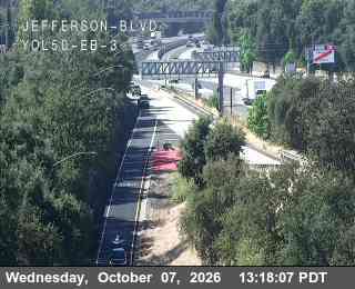The road at Hwy 50 at Jefferson Blvd 3, live