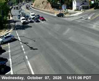 The road at Hwy 50 at Spring, live