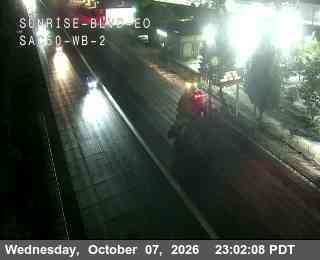 The road at Hwy 50 at Sunrise Blvd EO WB 2, live