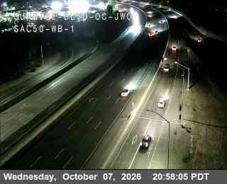 The road at Hwy 50 at Sunrise Blvd OC JWO WB 1, live