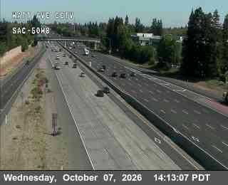 The road at Hwy 50 at Watt, live