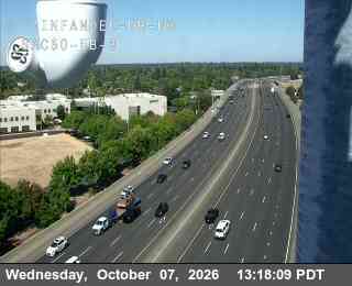 The road at Hwy 50 at Zinfandel Dr EO EB 3, live