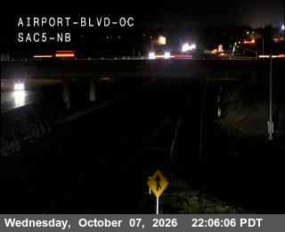 The road at Hwy 5 at Airport, live