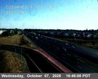 The road at Hwy 5 at Cosumnes, live