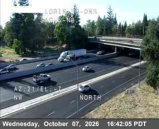 The road at Hwy 5 at Florin, live