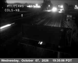 The road at Hwy 5 at Williams NB, live