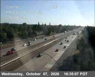 The road at Hwy 80 at Antelope, live