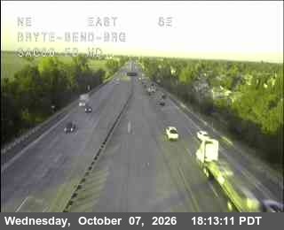 The road at Hwy 80 at Bryte Bend, live