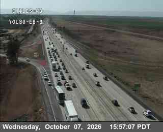 The road at Hwy 80 at Chiles_Rd_JEO_EB_3, live