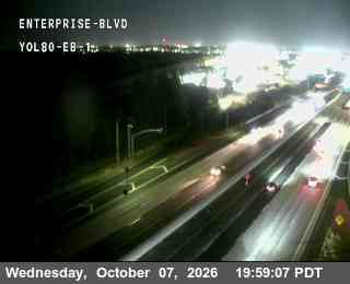 The road at Hwy 80 At Enterprise EB 1, live