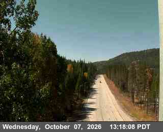 The road at Hwy 80 at Kingvale EB 1, live