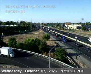The road at Hwy 99 at Calvine, live