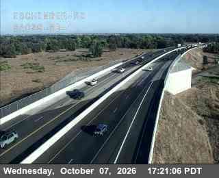 The road at Hwy 99 at Eschinger, live