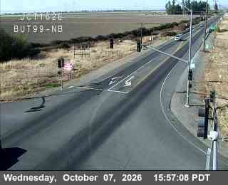 The road at Hwy 99 at Hwy 162, live