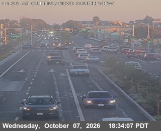 The road at Cutting Blvd - Looking South, live