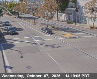 The road at At STANFORD AV Looking East, live