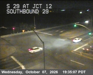 The road at SR-29 / SR-12, live