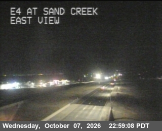 The road at Sand Creek Road, live
