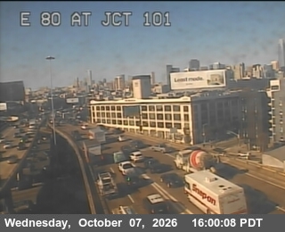 The road at US-101, live