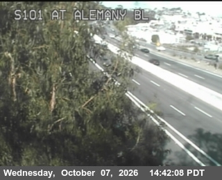 The road at At Alemany Bl, live