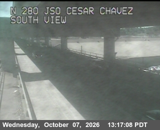 The road at Just South Of Cesar Chavez, live