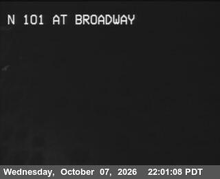 The road at N101 at Broadway, live