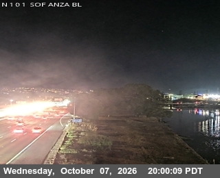 The road at N101 JSO Anza Blvd, live