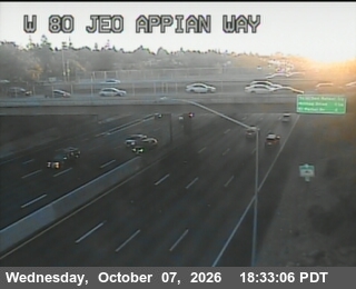 The road at Just East Of Appian Way, live